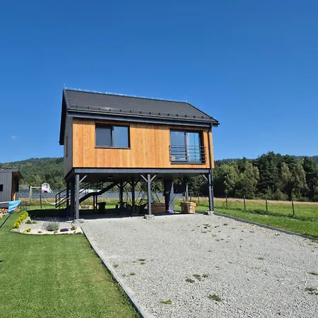 شقة House Beskidy - Dom Z Drzewa Ksiezycowego Z Sauna I Balia Jacuzzi!! Slemien