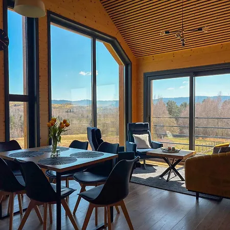 House Beskidy - Dom Z Drzewa Ksiezycowego Z Sauna I Balia Jacuzzi!! アパート *