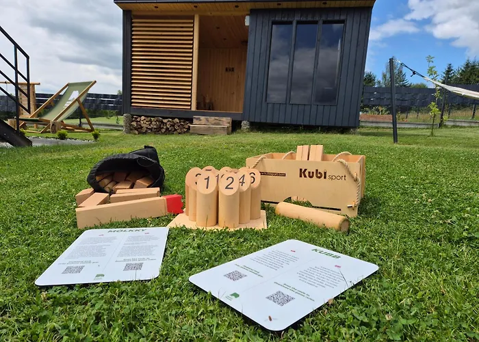 House Beskidy - Dom Z Drzewa Ksiezycowego Z Sauna I Balia Jacuzzi!! דירה *